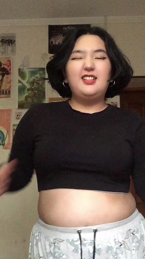 Home Workout Routine in Black Crop Top