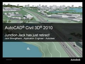 AutoCAD Civil 3D 2009 vs 2010 - Junction Jack has just retired!
