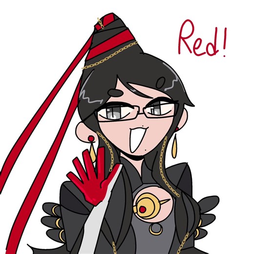 Stamp! #bayonetta #cereza #colormixing #fanart #meme | bayonetta