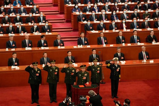 19 deputies of China's legislature, including 9 military officers, removed before annual meeting