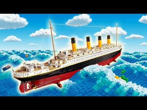 LEGO Titanic SINKING in Stop Motion!