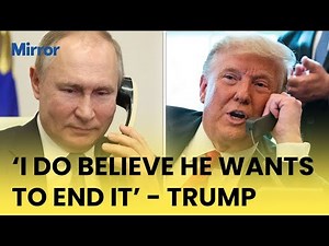 Trump talks about his MAJOR call with Putin