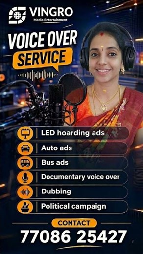 Powerful Voice Over Service for Ads | LED, Auto, Bus & Political Campaign | Vingro #voiceover,#ads