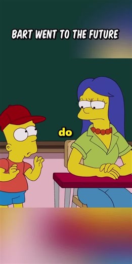 Bart goes back to the past #simpsons