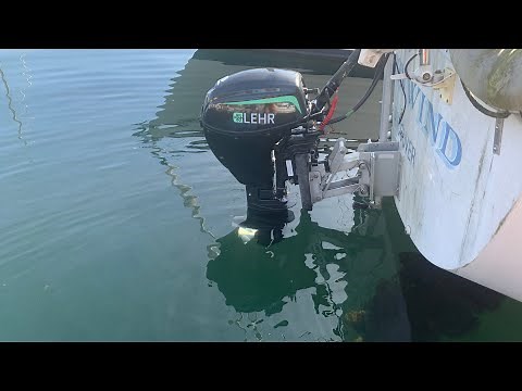 Lehr Propane 9.9 hp outboard for sale