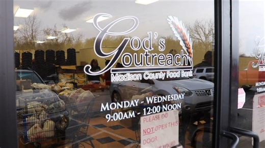 City of Richmond sponsors the Third Annual February Food Drive to benefit God's Outreach Madison County Food Bank 2026. Donate in person at City Hall, U.S. Bank, or Central Bank (downtown locations). Donate online at www.godsoutreach.org. After donating, register to be entered into a weekly prize drawing through February at https://richmondky.gov/GRFD. Receive a full heart as you fulfill donations to our community! 💗🍞🍎 | City of Richmond, KY - Community Information