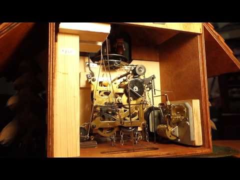 Black forest cuckoo clock with Regula movement model AM34/63 8 day 3 weights