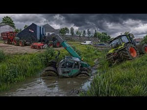 Stuck Telehandler Recovery with a Cable | MAX Realism in FS25