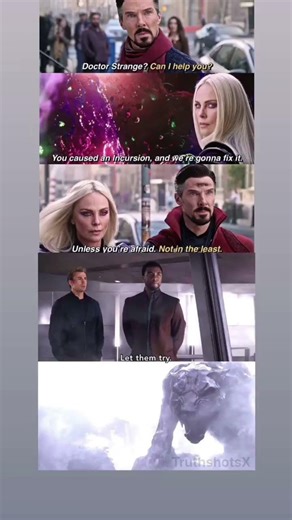 Doctor Strange vs Multiverse Incursion 🔮🔥#shorts