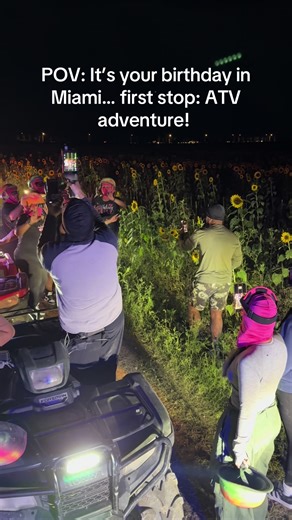 Celebrate your special day with speed, laughs, and unforgettable memories. 🌴☀️ Tag your crew and let’s ride! 🎉 #MiamiBirthday #ATVAdventure #BirthdayVibes #FunInTheSun #RideWithFriends