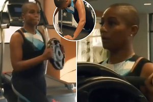 Tiffany Haddish shows off major weight loss in spandex during workout