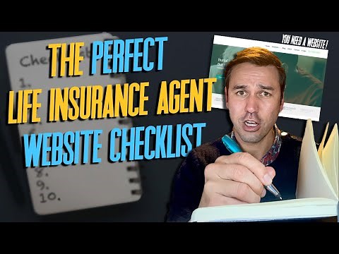 The Perfect Life Insurance Agent Website Checklist