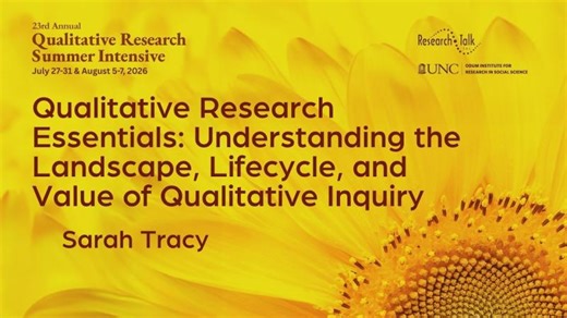 Qualitative Research Essentials: Understanding the Landscape, Lifecycle, Value of Qual Inquiry | Sarah J. Tracy
