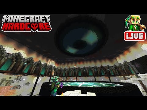 🔴 LIVE 🔴 Building Pillars in a Warden Arena in my 53,200 Day Hardcore Minecraft World