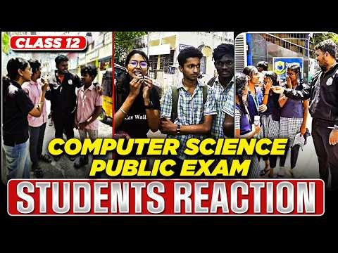 Students Reaction | 12th Public Exam 2026 – Computer Science