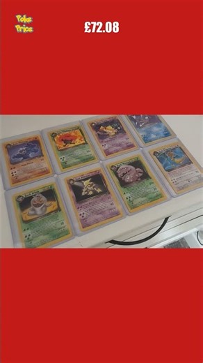 🌟 Bundle of 8 Vintage Team Rocket 'Dark' P Sold for £72.08! Worth it?! #shorts