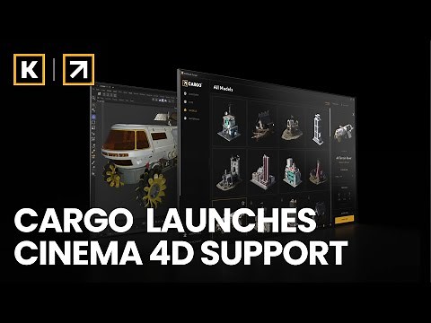 Cargo Now Supports Cinema 4D (C4D)! | Asset Manager Software for 20,000+ Models & Materials