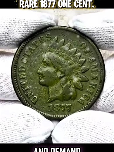 This 1877 Indian Head one cent is one of the most searched and valuable U.S. pennies ever made. With extremely low mintage and massive collector demand, this key-date coin can reach five-figure prices in strong condition. Many were lost or heavily worn, making authentic examples highly sought after today. Always check the date, details, and never clean rare coins. #1877Penny #IndianHeadCent #RarePenny #KeyDateCoin #ValuableCoins