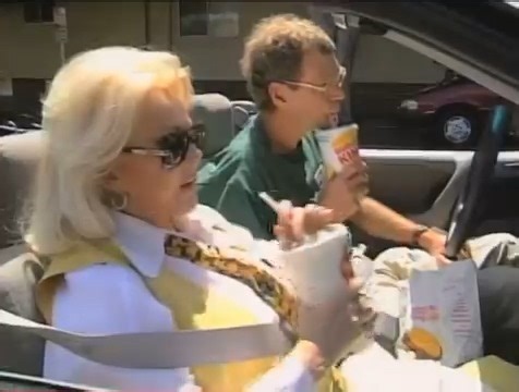 Before “carpool karaoke”, we had David Letterman and Zsa Zsa Gabor cruising for fast food all over Los Angeles! Zsa Zsa sure had a great sense of humor! This is soooooo entertaining, Dahling! Air date: 5/13/94) | Vintage Los Angeles