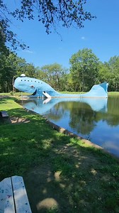 The Blue Whale of Catoosa on Route 66. #Whale #route66 #Oklahoma | Route 66 Road Relics