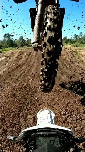 INSANE Dirt Bike Jump OVER ME! 🤯 Mud Splash POV!