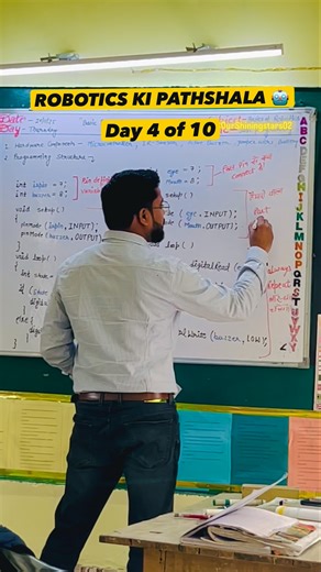 Govt School Kids Writing CODE! 💻😲 | Arduino Programming | Day 4 #primaryschool #basiceducation