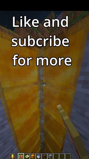 Minecraft’s Invisible Elevator Trick 🤯 (World's Smallest Violin) #minecraft #shorts