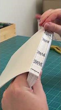 Making a Text Block for a Handmade Book #bookbinding #asmr