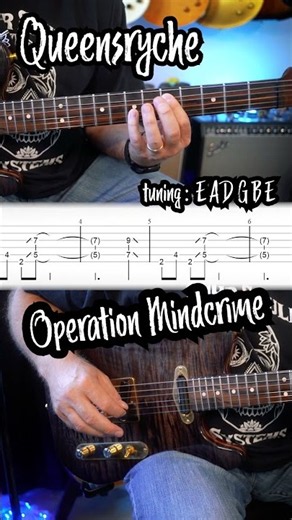 Operation Mindcrime Guitar Riff by Queensryche w/TABS