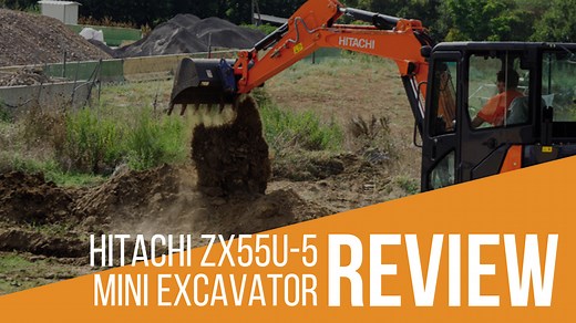 ZX55U-5 Hitachi Mini Excavator Review & Specs