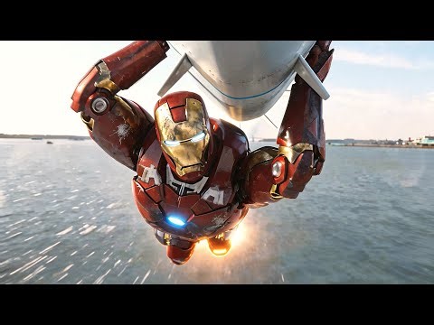 Iron Man Saves the City - Nuclear Missile | The Avengers (2012) 4K