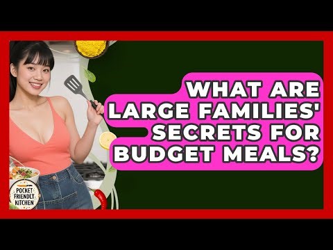 What Are Large Families' Secrets For Budget Meals? - Pocket Friendly Kitchen