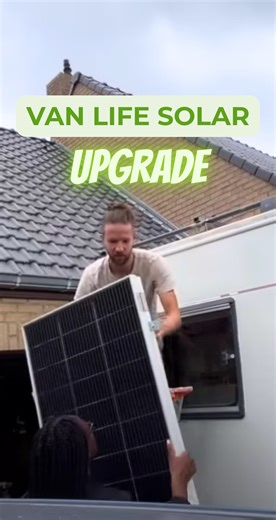 Solar installation made simple! Join Jen & Victor as they install ECO-WORTHY panels and batteries into their van, powering up their off-grid lifestyle. ☀️🛠️ #solar #battery #fypageシ #lifepo4 #rvlife #vanlife #reels | Eco-Worthy