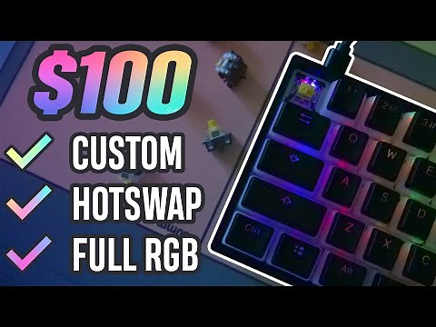 $100 CUSTOM Mechanical Keyboard - NO SOLDERING!
