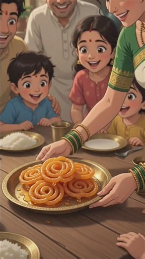 Traditional Jalebi Making in a Tamil Village | Ghibli Style Food Story #ghiblistyle