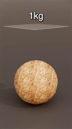 3D simulation of a solid ball 😄#shorts