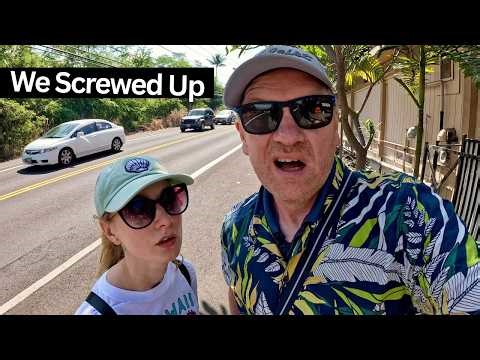 Big Mistakes on the Big Island. We Even Managed to Upset a Local Seal. Kona, Hawaii Vlog...