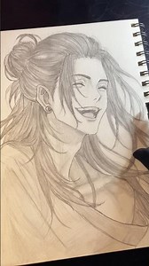 How i art long hair anime #animedrawing #drawing #pencilsketch #drawingprocess #foryou #sketch