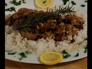 Rabbit Ligurian Style - Rossella's Cooking with Nonna