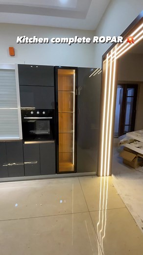 New kitchen complete ROPAR 💥 Contact number 94640-10108☎️ #reels #instagram #kitchencabinets #johalkitchen #kitchendesign #kitchendecor #kitchen | Johal kitchen & woodwork
