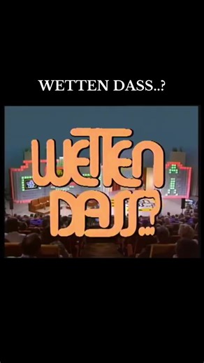 #fyp #fy #foryoupage #foryou #zdf #wettendass #80s #firsttime #tv #germany