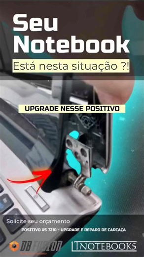 DB Fusion - Manutenção de Notebooks on Instagram: "Esse “posilixo” XS… (desculpa, é força do hábito 😅) O Positivo XS chegou com carcaça quebrada, mas, o cliente queria duas coisas simples: 👉 deixar o notebook mais ágil (spoiler: já tinha SSD) 👉 internet 5 GHz. Comprou as peças e trouxe. 🧠 upgrade de memória 📶 placa Wi-Fi 5 GHz 🔩 regulagem completa do abre e fecha 🩹 reparo estrutural com resina 🔋 troca da bateria CMOS Agora ele saiu daqui com 12 GB de RAM, Wi-Fi decente e dobradiça que ab