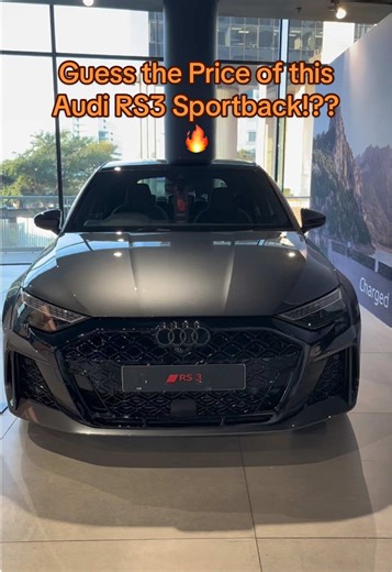 Audi RS3 Sportback Now Available at Audi Sandton
