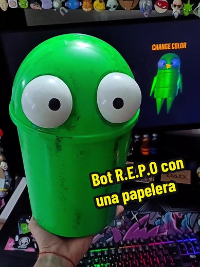 Crea un BOT de R.E.P.O. con una papelera DIY
