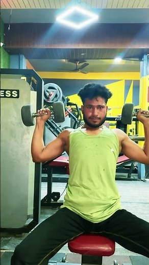 How to Do Seated Dumbbell Shoulder Press: Muscles Worked & Proper Form #armworkout #bodybuilding