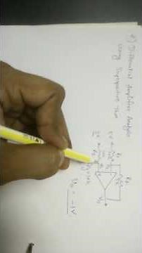 Op amp circuit analysis 2: superposition theorem
