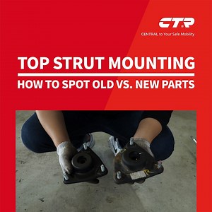 20K views · 11 reactions | Don't know the difference between an old and new top strut mounting? As a supplier to the world’s leading automotive brands, we have the answers. Sometimes a new part looks just like an old one, but it's not. The rubber might have dried out or the grease may have hardened over time. Watch our Install Guide videos on 3D Studio for more tips and tricks: https://aftermarket.ctr.co.kr/Studio3D | CTR GLOBAL | Facebook