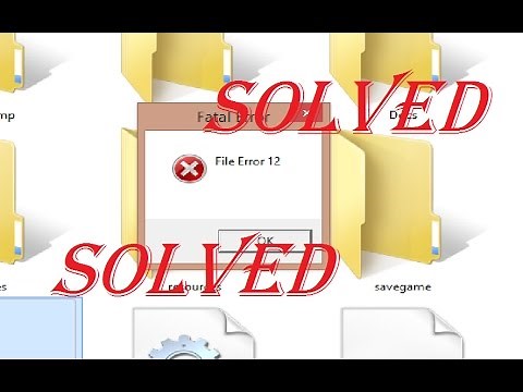 Age Of Empires 2 HD Rise Of Rajas Cracked Error: - FATAL ERROR File Error 12