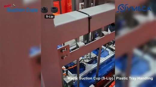 #vmeca #magicsuctioncup #slip #trayhandling #pickandplace #packagingautomation #vacuumgripper #flexiblepackaging #eoat #smartfactory #robotics #industrialautomation | VMECA