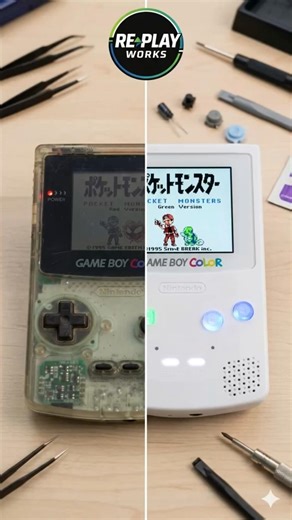 Game Boy Color Restoration & IPS Upgrade #gbc #repair